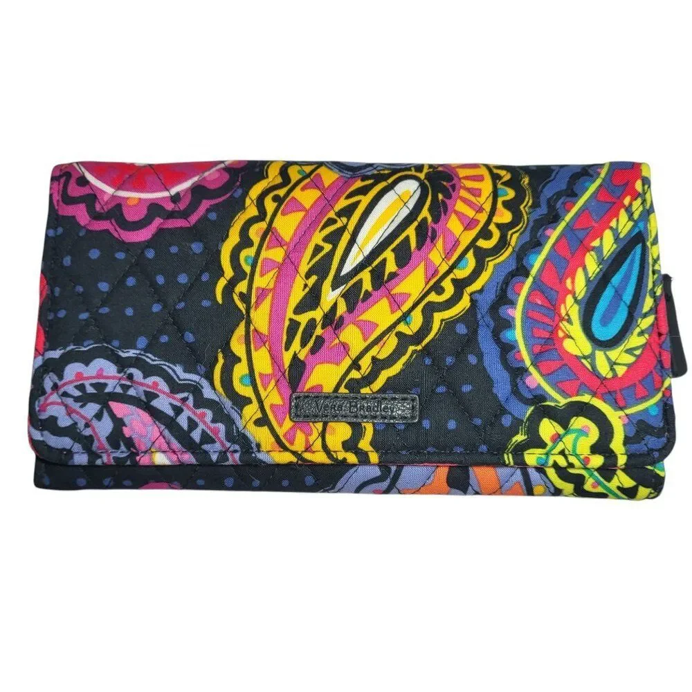 Vera Bradley "Twilight Paisley" Cross Body Plus - Picture 2 of 7